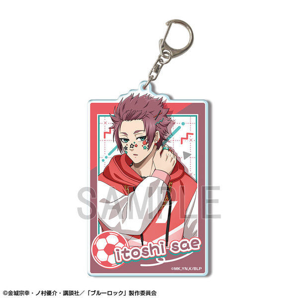 『ブルーロック』ビッグアクリルキーホルダー デザイン08(糸師 冴/デコラティブポップver.)【描き下ろし】【202510再販】